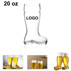 20 oz Boot-Shaped Beer Glasses