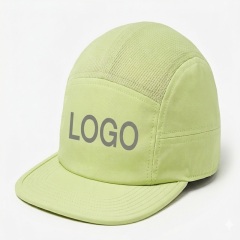 5 Panel Performance Running Cap W/ Mesh Top