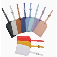 PU Luggage Tag Durable Travel ID Holder