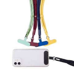 Self Lock Adjustable Phone Lanyard W/ Oxford Fabric Patch