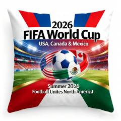 Dye Sublimated Polyester Throw Pillow