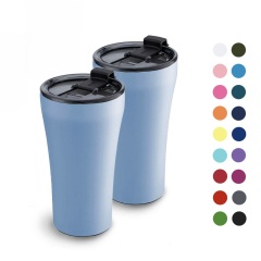 12 oz Double Wall Insulated Tumbler W/ Flip Lid (Small)