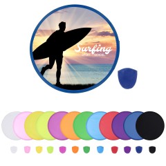 10" Fold Up Flying Disc W/ Pouch
