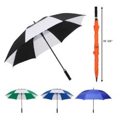 Wind-Vented Automatic Golf Umbrella (60" Arc)