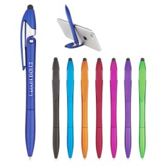 3-in-1 Foldable Ballpoint Stylus Pen W/ Built-in Phone Stand