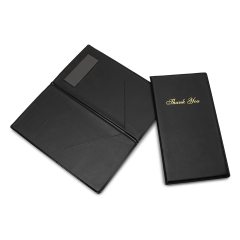 PU Leather Restaurant Bill Folder