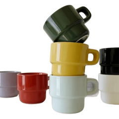 Stackable Ceramic Milk Mug