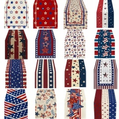 USA 250th Independence Day Table Runner