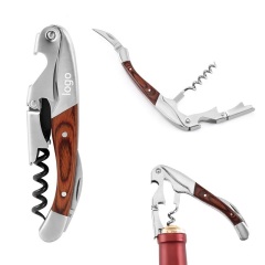 Multi-Function Wood Handle Wine Opener