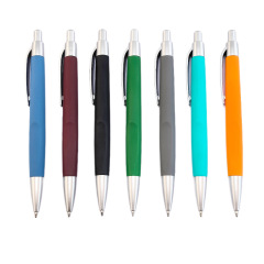 Plastic Click Action Colorful Ballpoint Pen