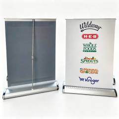 Imprinted Retractable Tabletop Banners (A3)