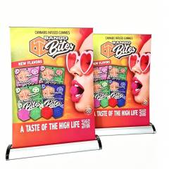 Imprinted Retractable Tabletop Banners (A4)