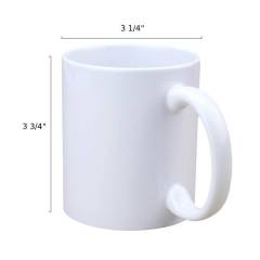 11oz White Ceramic Mug