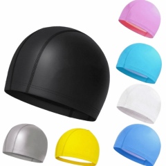 PU Waterproof Stretch Swim Cap