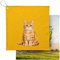 12" x 12" Sublimated Micro Fiber Golf Towel