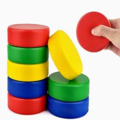 Outdoor PU Sponge Hockey Puck Stress Reliever