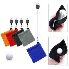 Microfiber Golf Towel with Retractable Clip