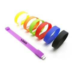 2GB Silicone Wristband USB Flash Drives