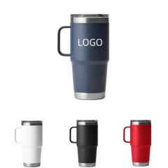 20 oz Stainless Steel Tumbler W/ Handle