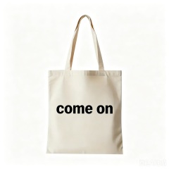 8 oz Natural Canvas Convention Tote Bag