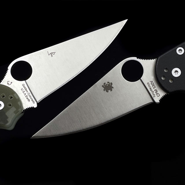 SPYDERCO C81 Para 2 Gasket 440C Blade G10 Handle Folding Knife