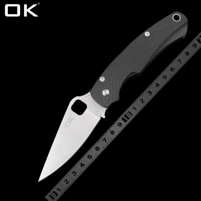 OK-81 Back Lock G10 Handle VG-10 Blade Outdoor Camping Hunting Pocket Folding Knife