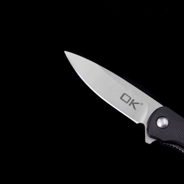 OK MINI-01 ABS Handle D2 Blade Outdoor Camping Hunting Pocket Folding Knife