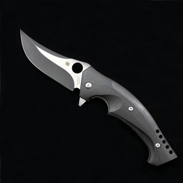 Spyderco C196 Bearing G10 Handle D2 Blade Folding Knife