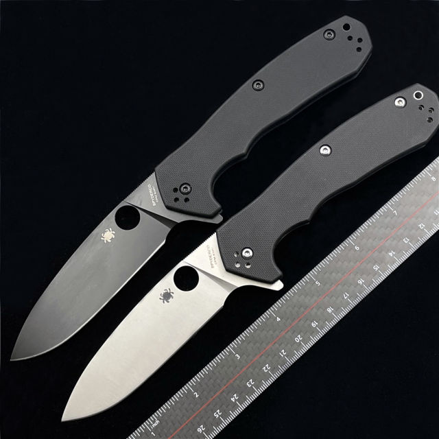 Spyderco C234 Brian Lai Amalgam G10 Handle D2 Blade Folding Knife
