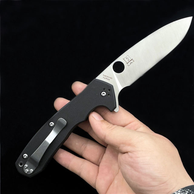 Spyderco C234 Brian Lai Amalgam G10 Handle D2 Blade Folding Knife