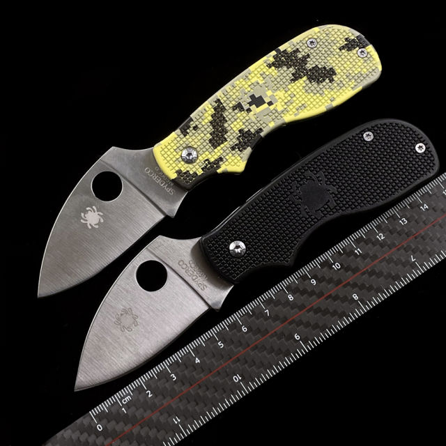 Spyderco C154 FRN Handle 440C Blade Folding Knife