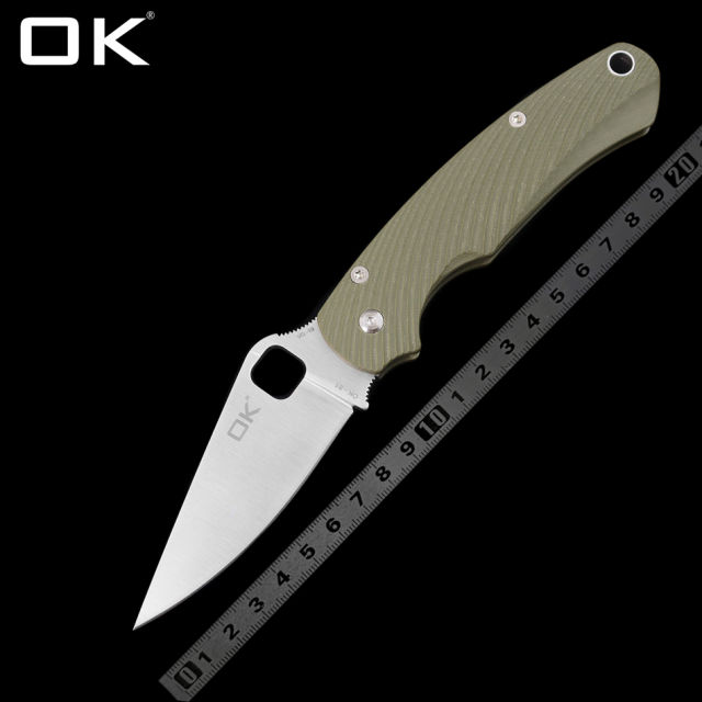 OK-81 Back Lock G10 Handle VG-10 Blade Outdoor Camping Hunting Pocket Folding Knife