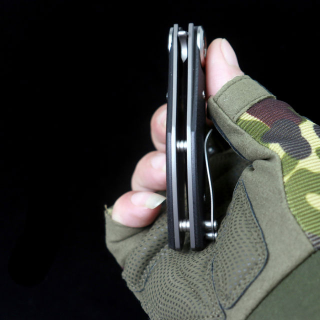 OK-E2 Mini G10 Handle D2 Blade Bearing Folding Knife Outdoor Camping Hunting Pocket Tactical Self Defense EDC Tool Knife