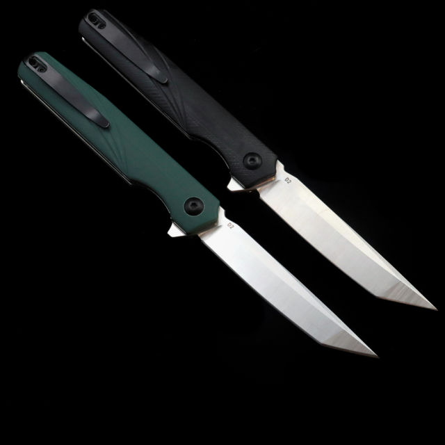 OK E3 Bearing D2 Blade Folding Knife Outdoor Camping Hunting Pocket Tactical Self Defense EDC Tool Knife