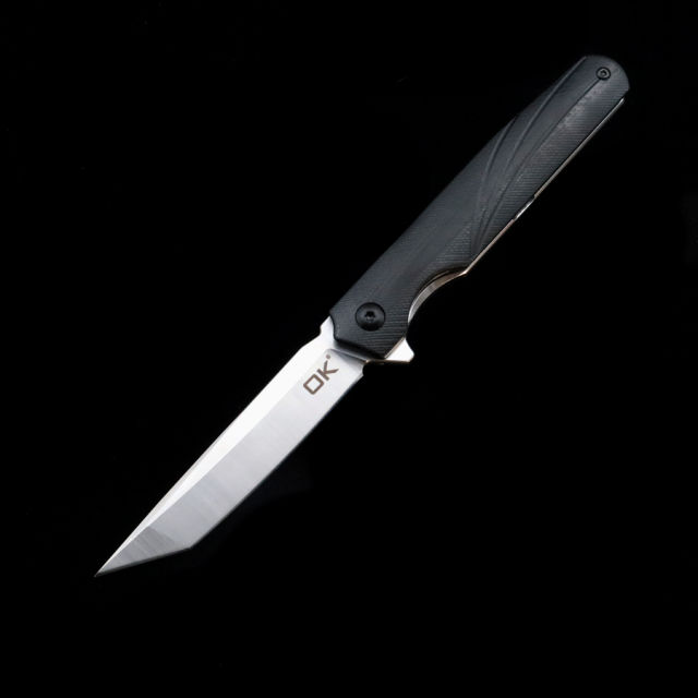 OK E3 Bearing D2 Blade Folding Knife Outdoor Camping Hunting Pocket Tactical Self Defense EDC Tool Knife