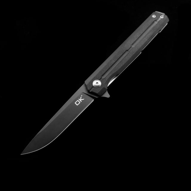 OK H3 Bearing D2 Blade Folding Knife Outdoor Camping Hunting Pocket Tactical Self Defense EDC Tool Knife