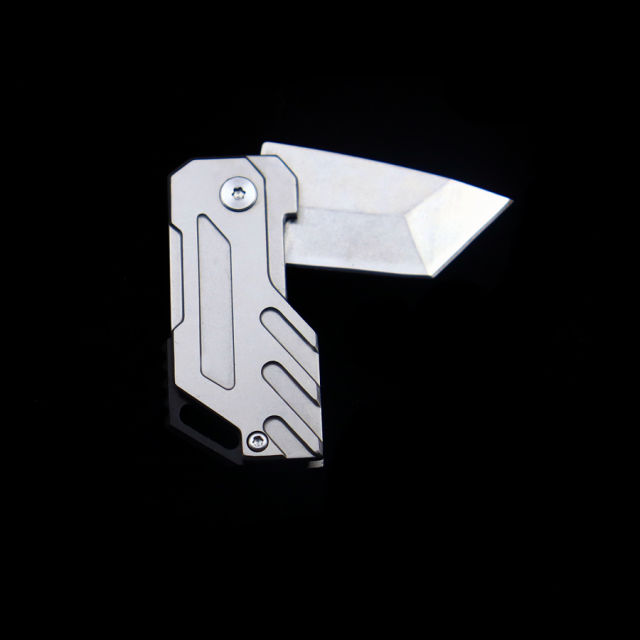 OK MINI 3 Bearing D2 Blade No Locking Folding Knife Outdoor Camping Hunting Pocket Tactical Self Defense EDC Tool Knife