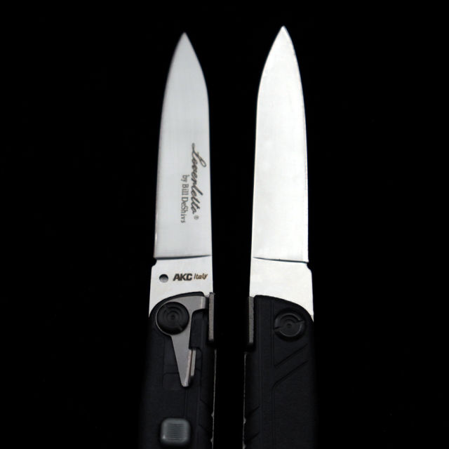 Italian rubber handle AKC jump knife