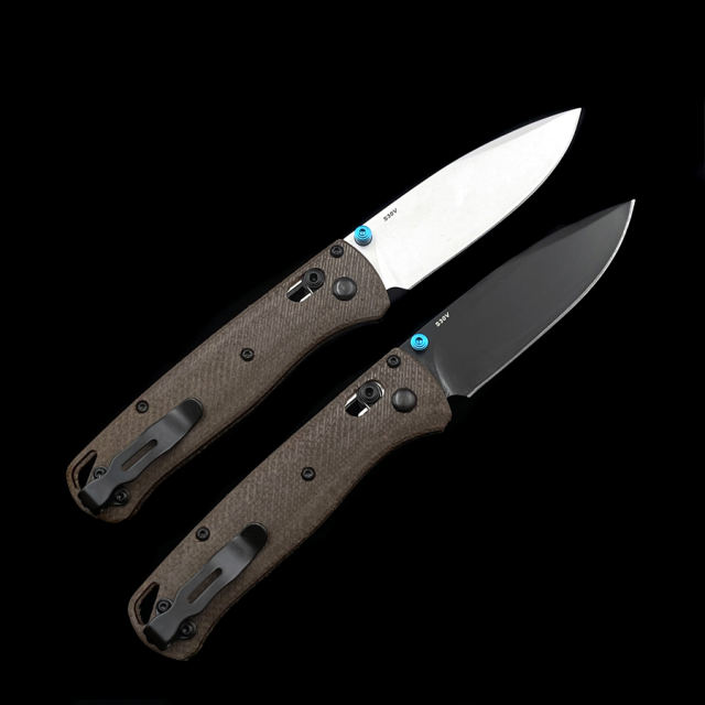 BENCHMADE BM 535 Micarta Handle AXIS Folding Knife