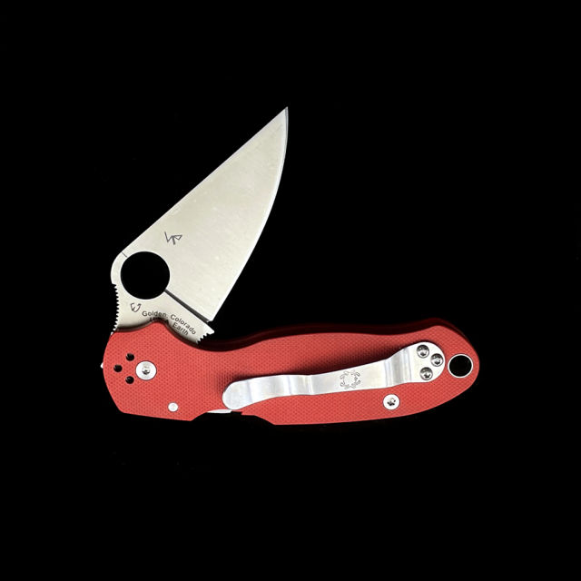 SPYDERCO C223 PARA-3 G10 handle S30V folding knife