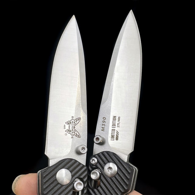 Benchmade 485 G10 Handle Folding Knife
