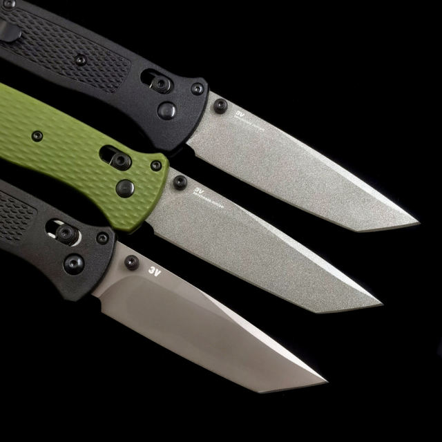 Benchmade 537GY Bailout AXIS Nylon Handle 3V Blade Folding Knife