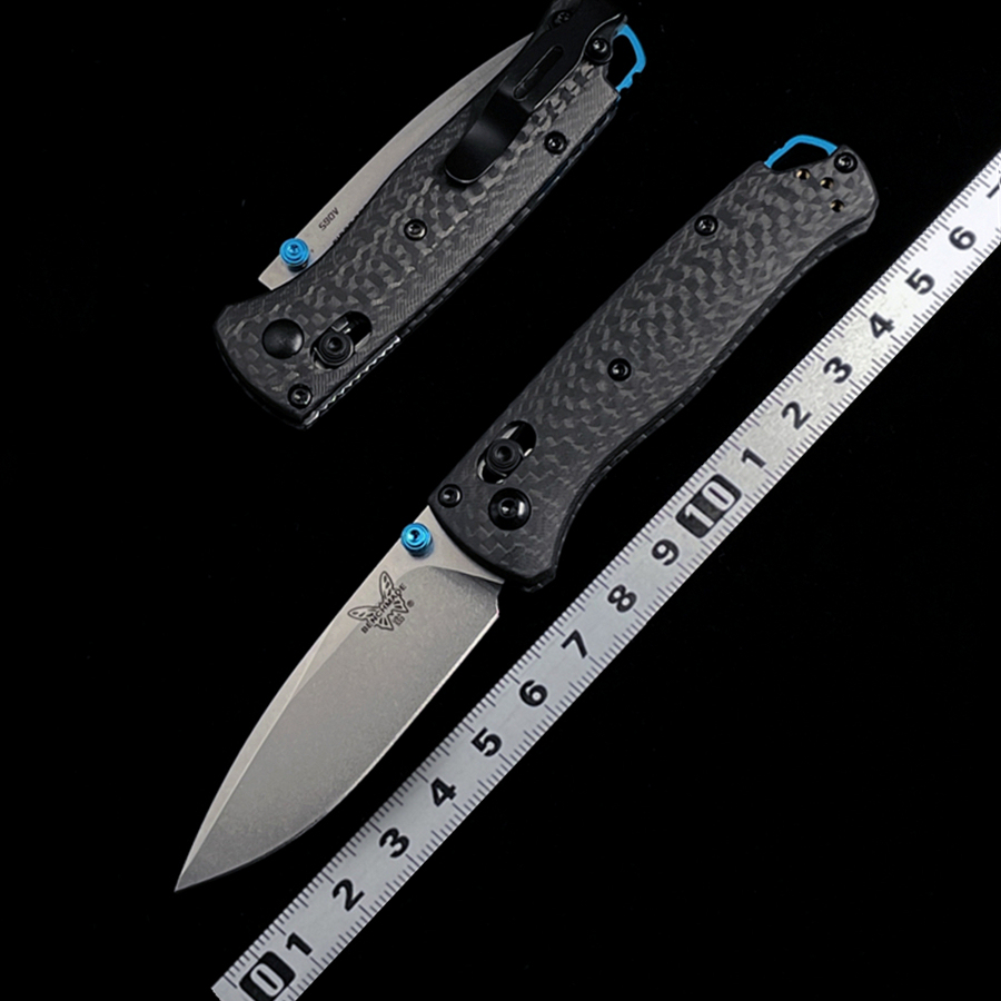 Benchmade Mini 533-3 S90V Carbon Fiber Handles Bugout AXIS Folding Knife