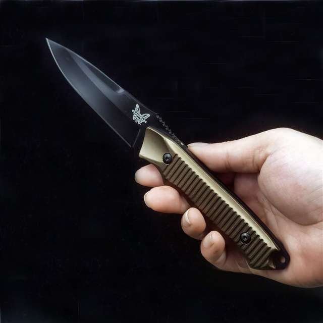 BENCHMADE BM140 140BK Nimravus Fixed Straight Knife