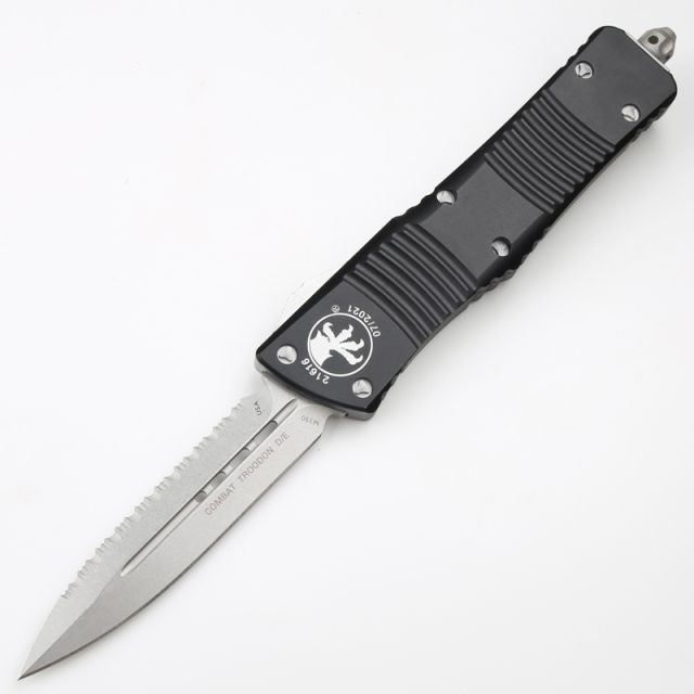 Microtech Combat Troodon Toothed edge AUTO Knife