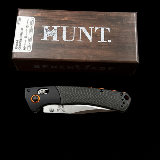 Benchmade 15080-1 Hunt  Axis carbon fibre folding knife