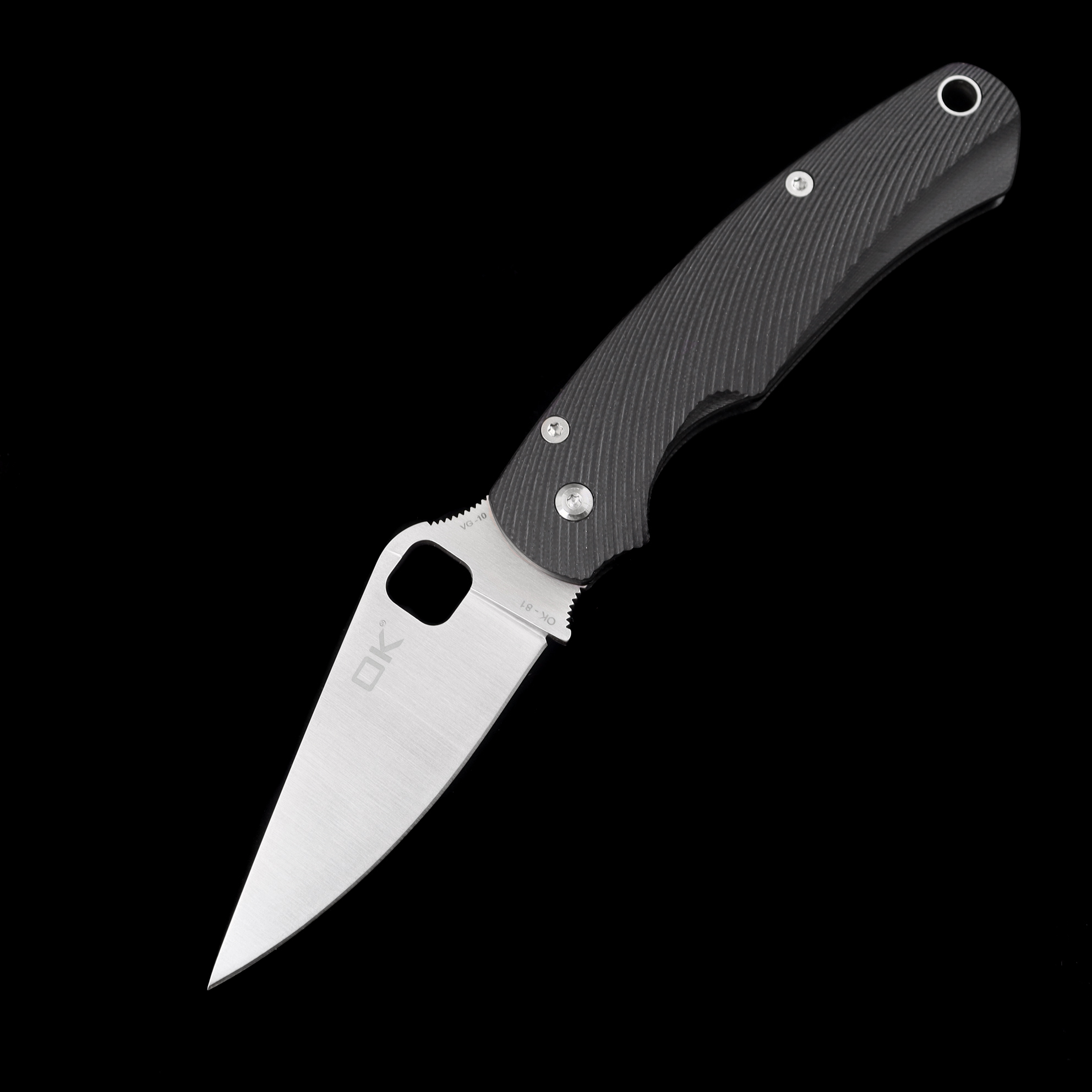 OK-81 Back Lock G10 Handle VG-10 Blade Outdoor Camping Hunting
