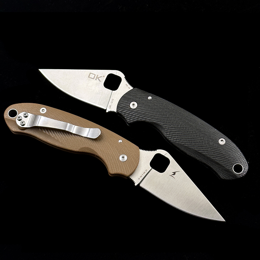 OK-223 Ceramic Bearing G10 Handle VG-10 Folding Knife