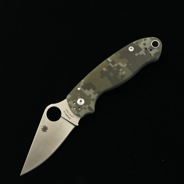 Spyderco C223 Para3 G10 Handle 9Cr18Mov Folding Knife