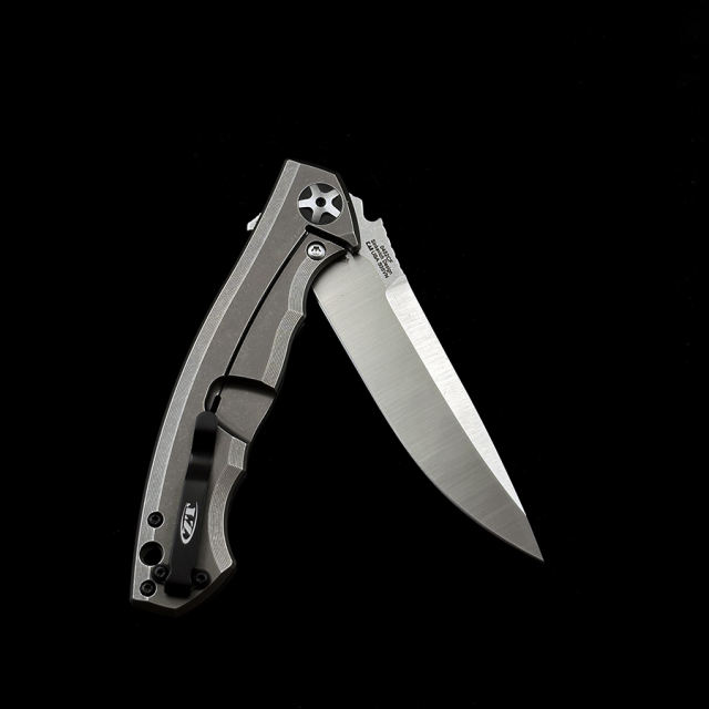 Zero Tolerance 0452CF Dmitry Sinkevich Flipper 4.1" S35VN Satin Blade, Carbon Fiber and Titanium Handles